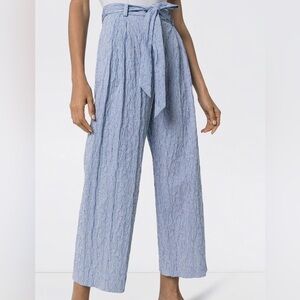 Aviator Striped Cotton Pants